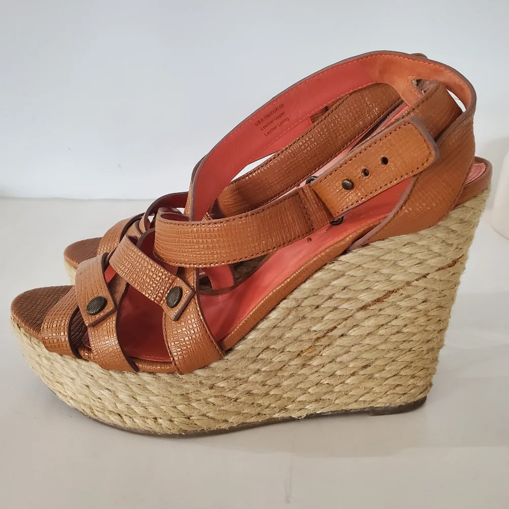 VIA SPIGA 8.5 Karla Wedge Sandals Wedge 4.75